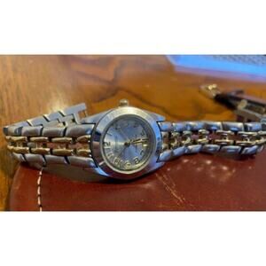 Women's 24mm Two Tone Armitron Now Watch, Water Resistant